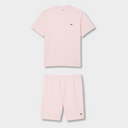 Ensemble short/t-shirt Lacoste Rose