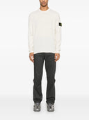 Stone Island Pull Col Rond Beige