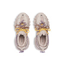 Balanciaga Track Taupe Avec Laces Jaune Et Violette