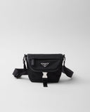 Sac porté épaule en Re-Nylon et cuir Saffiano