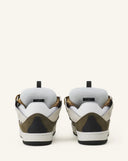 Lanvin Curb Blanc Et Kaki