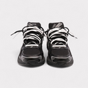 GEL-1130 Black Pure Silver - Double Laces