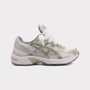 GEL-1130 Dried Leaf Green - Fluffy Laces White