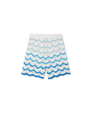 Wavy Gradient Crochet Shorts - Casablanca