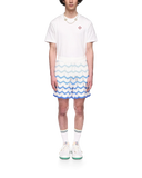 Wavy Gradient Crochet Shorts - Casablanca