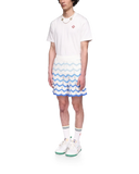 Wavy Gradient Crochet Shorts - Casablanca