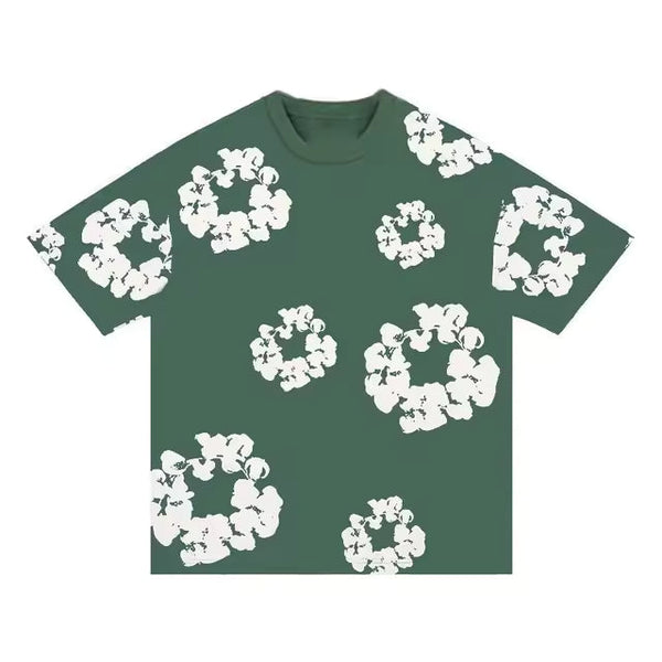 T-Shirt Denim Tears Vert