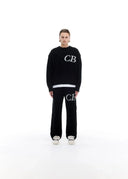 Pull CB Logo Knit Noir