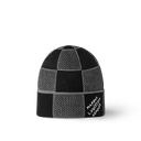 Bonnet et Écharpe Damier Heritage Noir