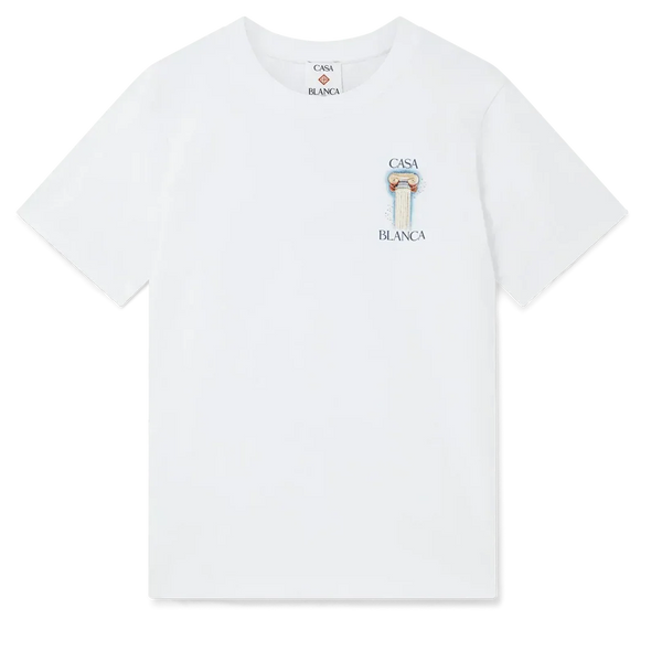 T-Shirt Casablanca La Colonne Blanc