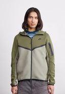 Nike Tech Fleece Zippé Noir Et Vert