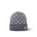 Bonnet et Écharpe Neo Petit Damier Gris