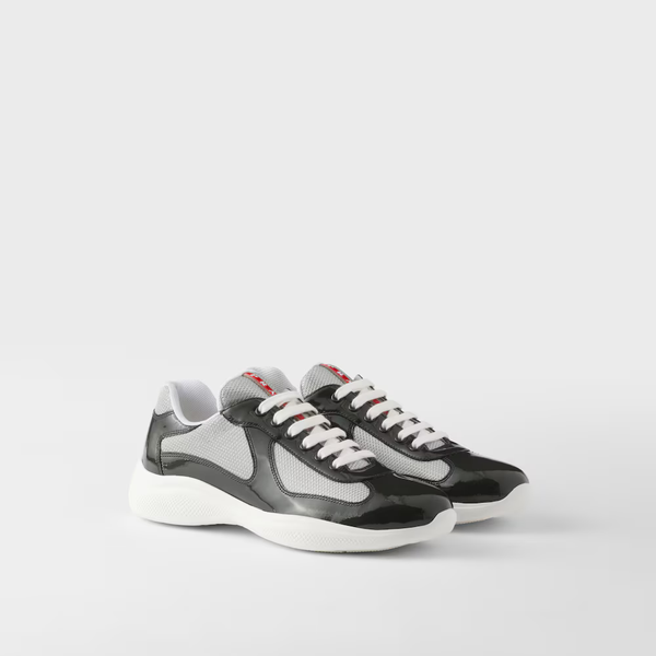 Sneakers Prada America’s Cup Noir Et Blanc